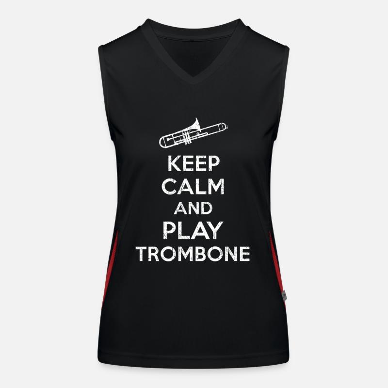 trombone Women's Functional Contrast Tank Top