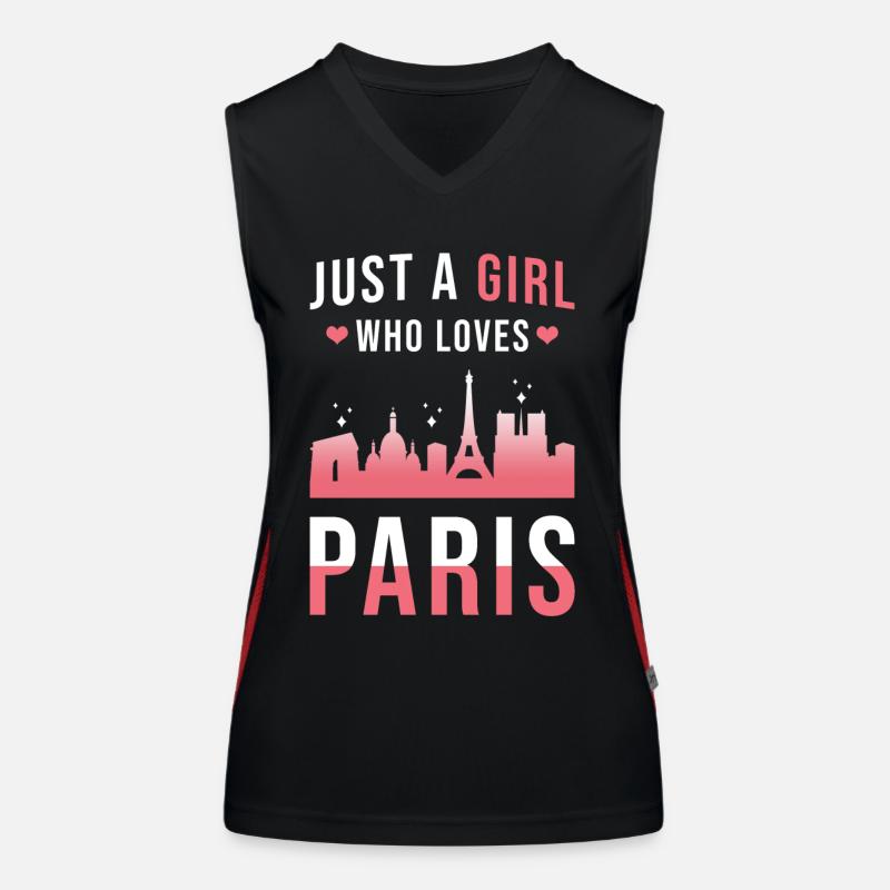 Paris Débardeur respirant contrasté Femme
