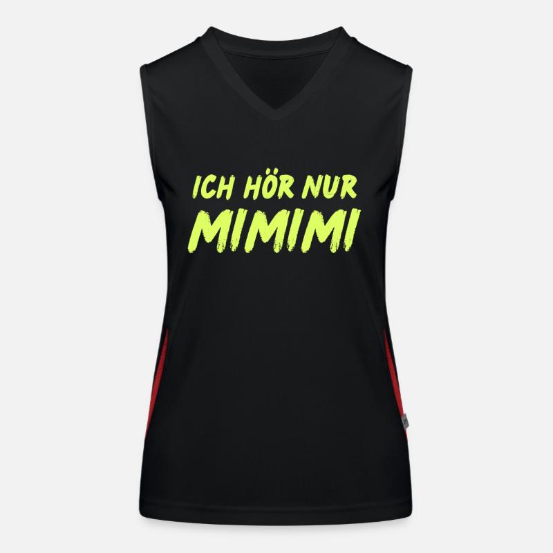 Mimimi Funktionelles Kontrast-Tank Top für Frauen