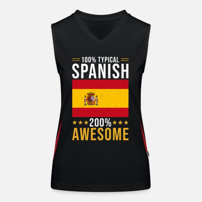 Spaniard Gift 100% Spanish Women's Functional Contrast Tank Top