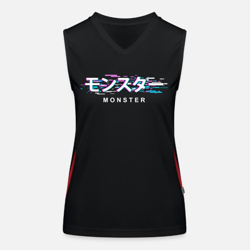 Monster Funktionelles Kontrast-Tank Top für Frauen