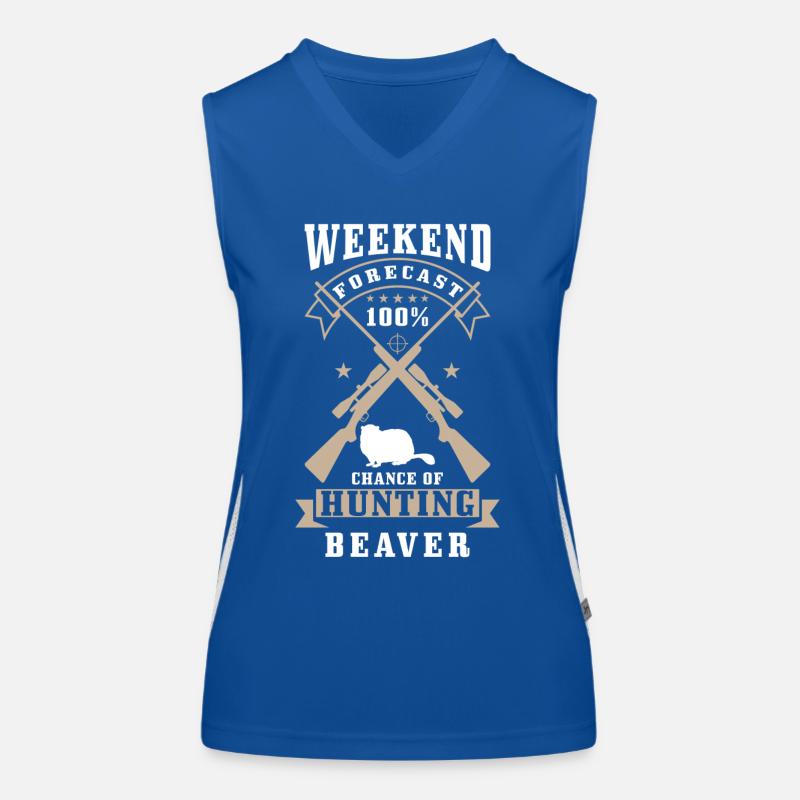 Bieber Jäger saying Women's Functional Contrast Tank Top
