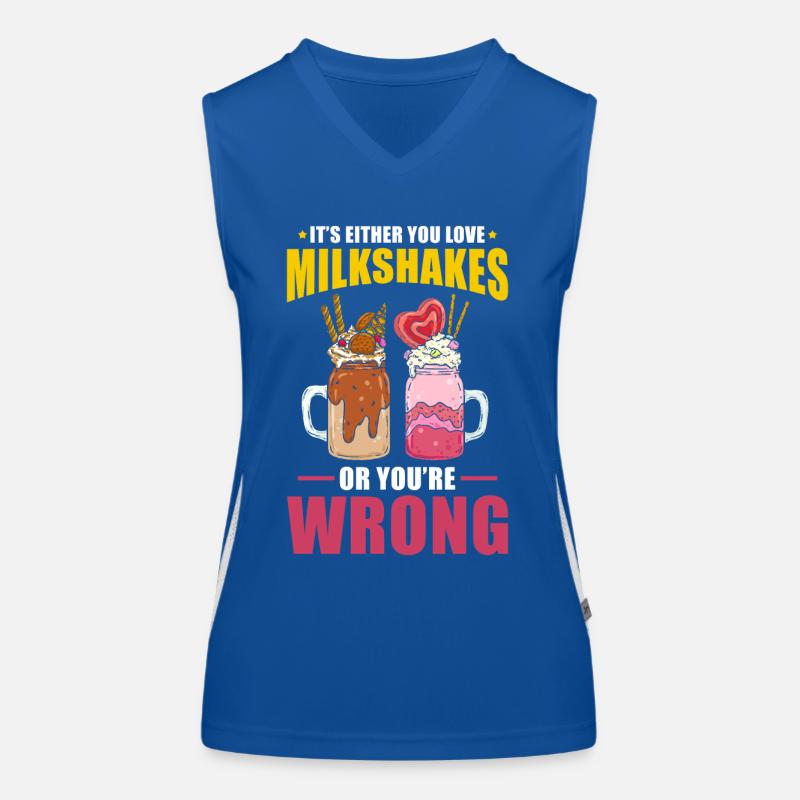 Milchshake Funktionelles Kontrast-Tank Top für Frauen