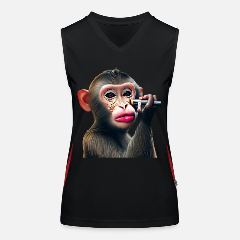 Make-up monkey Women's Functional Contrast Tank Top