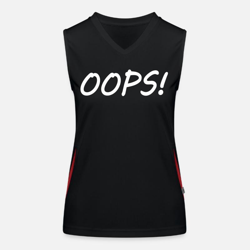 Oops Women's Functional Contrast Tank Top