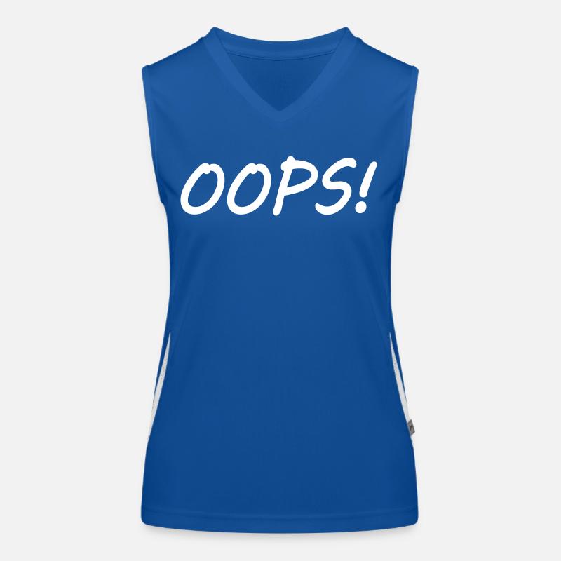 Oops Funktionelles Kontrast-Tank Top für Frauen