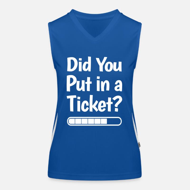 Hast du ein Ticket erstellt? Lustiges IT Meme Funktionelles Kontrast-Tank Top für Frauen
