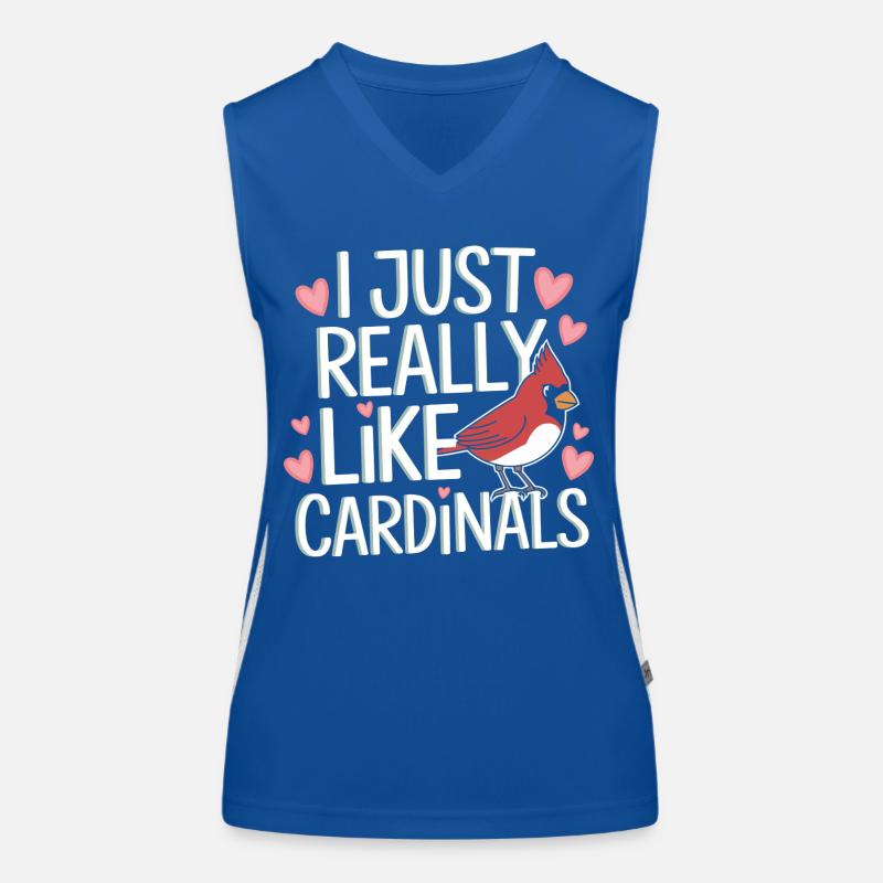Kardinal Rotkardinal Vogel Roter Kardinal Funktionelles Kontrast-Tank Top für Frauen
