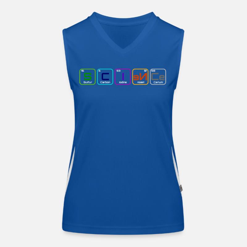 "Science" with the elements Women's Functional Contrast Tank Top