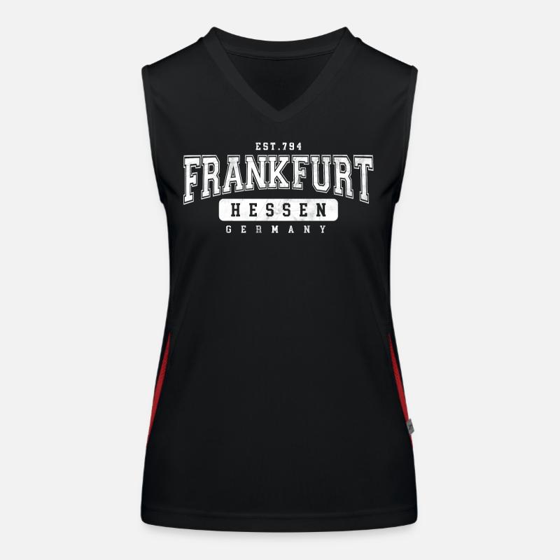 FRANKFURT COLLEGE DESIGN Funktionelles Kontrast-Tank Top für Frauen