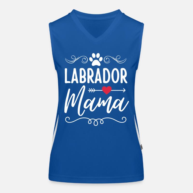Labrador mama Labrador lovers Women's Functional Contrast Tank Top