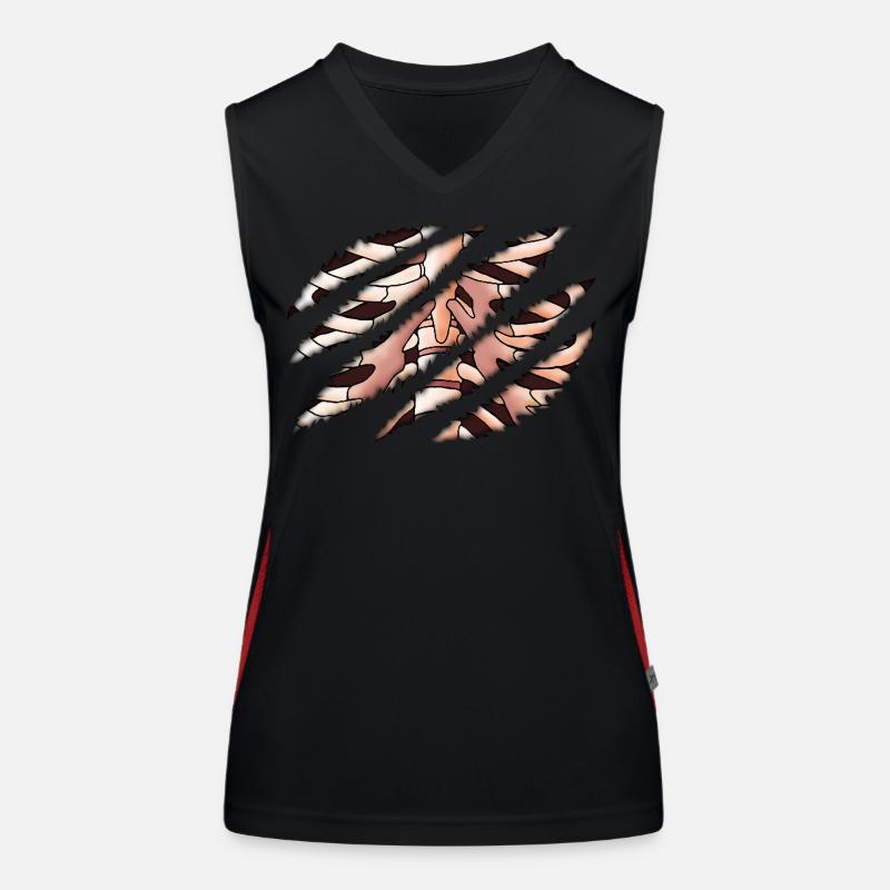 Skeleton Blow Women's Functional Contrast Tank Top