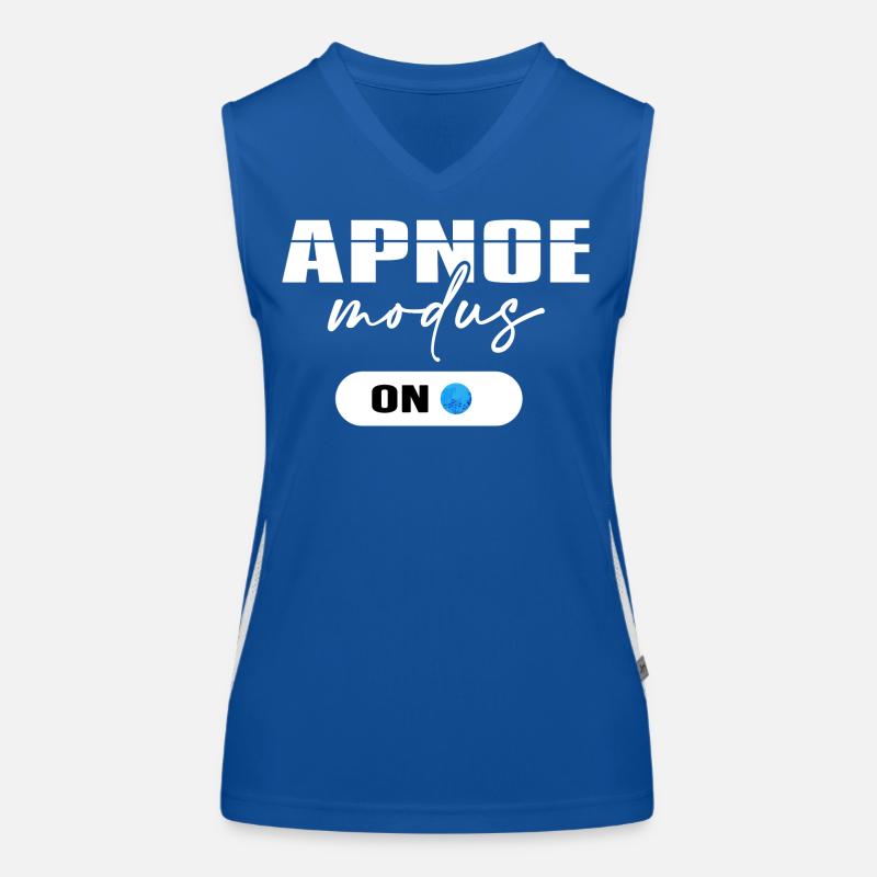 Diver Oxygen Apnea Mode Diving Dive Time Women's Functional Contrast Tank Top