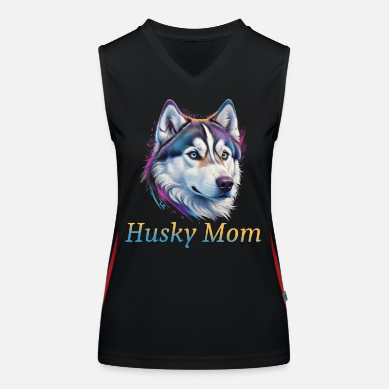 Maman Husky Débardeur respirant contrasté Femme