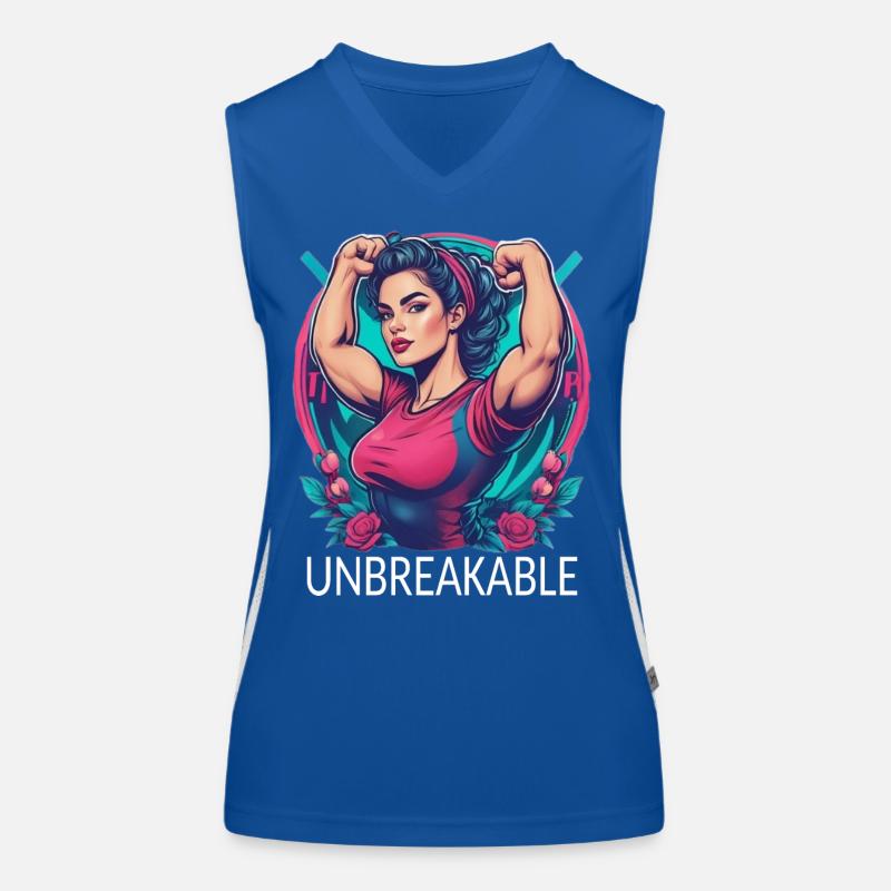 Frauenpower Funktionelles Kontrast-Tank Top für Frauen