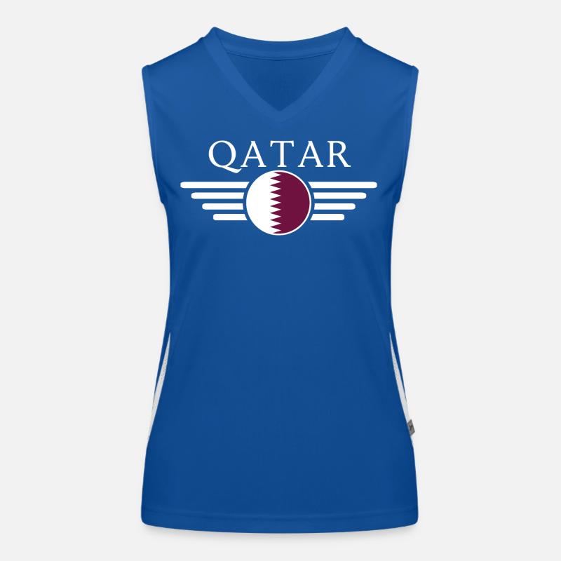 Katar Stil Design T-Shirt Funktionelles Kontrast-Tank Top für Frauen