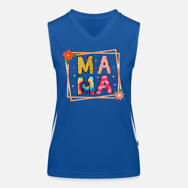 Mama Funktionelles Kontrast-Tank Top für Frauen