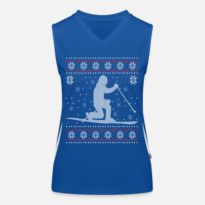 Telemark - Ugly Christmas Funktionelles Kontrast-Tank Top für Frauen