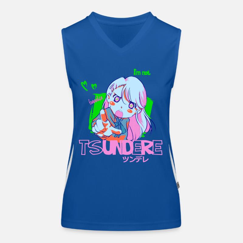 tsundere Débardeur respirant contrasté Femme