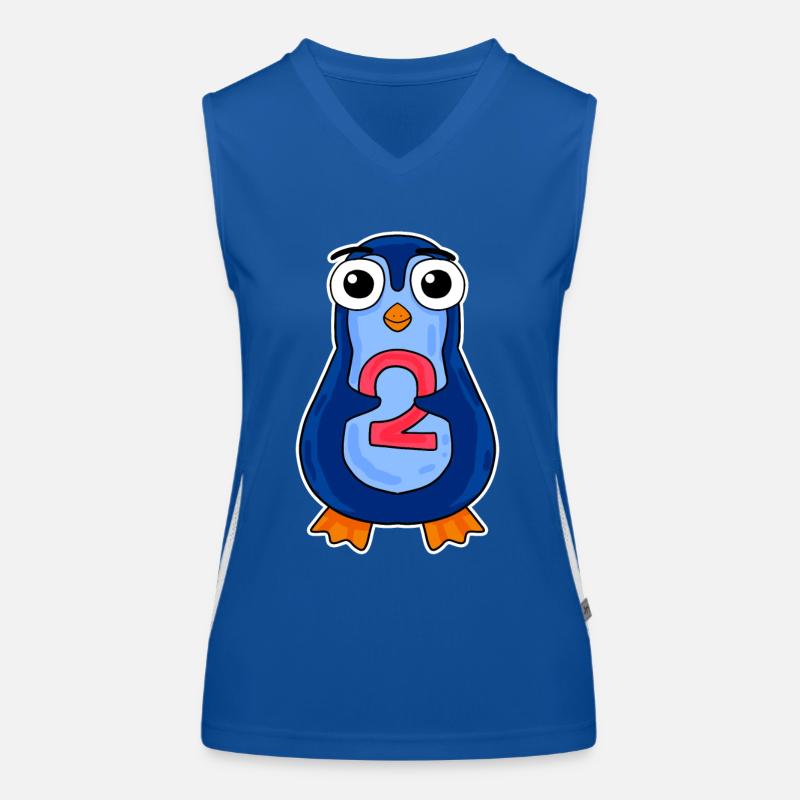 pingouin 2 ans - deux - numéro 2 - 2 année Débardeur respirant contrasté Femme