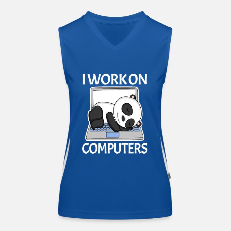 Computer Nerd Programmierer Herren Geschenk Funktionelles Kontrast-Tank Top für Frauen