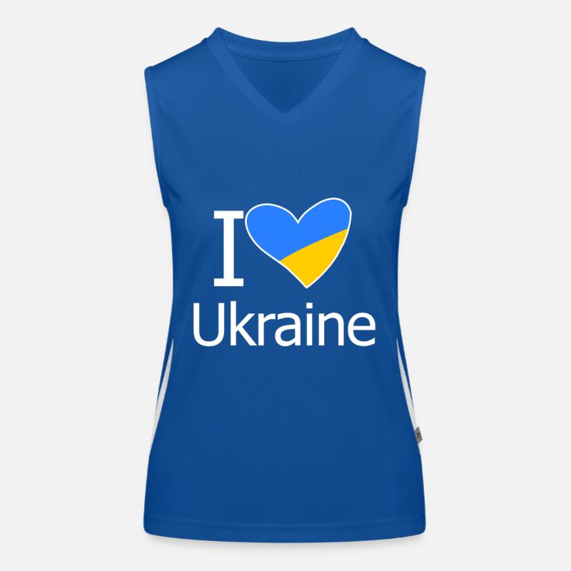 Ukraine Débardeur respirant contrasté Femme
