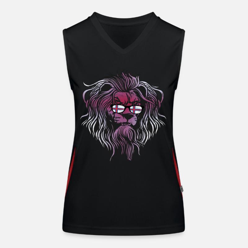 Färöer Inseln Funktionelles Kontrast-Tank Top für Frauen