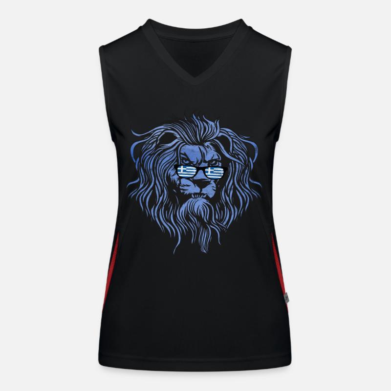 Greece Women's Functional Contrast Tank Top