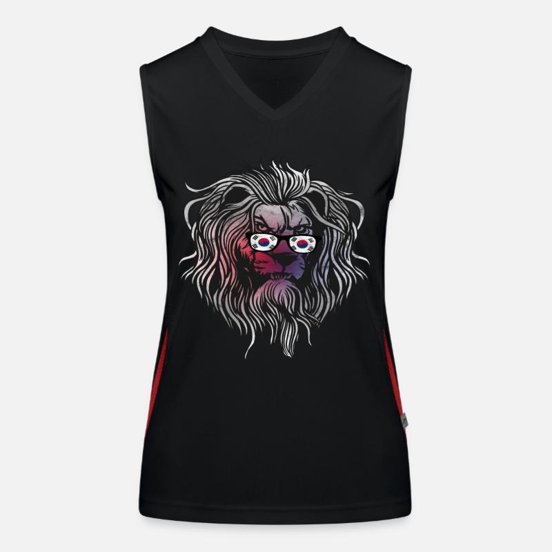 Südkorea Funktionelles Kontrast-Tank Top für Frauen
