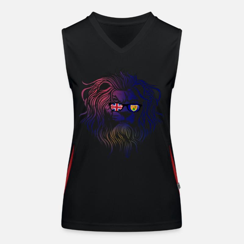 Turks and Caicos Islands Women's Functional Contrast Tank Top