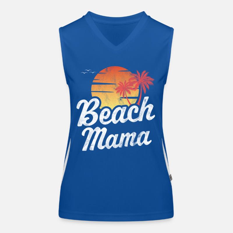 Maman de plage Débardeur respirant contrasté Femme