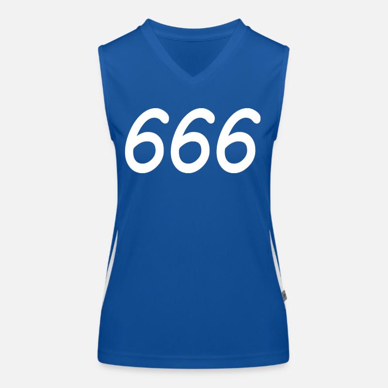 666 Funktionelles Kontrast-Tank Top für Frauen