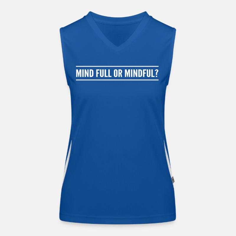 mind full or mindful? Women's Functional Contrast Tank Top