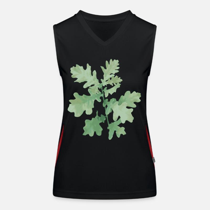 Bright Oak - Helle Eiche Funktionelles Kontrast-Tank Top für Frauen