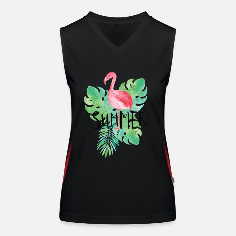 Flamingo Débardeur respirant contrasté Femme