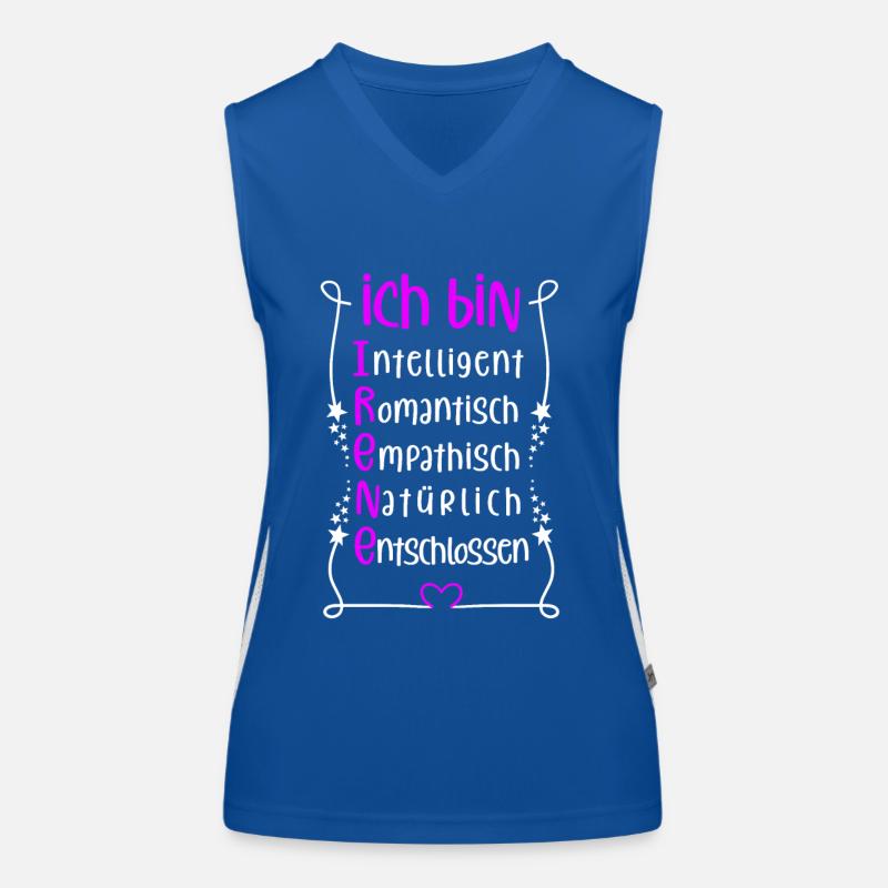 Für den besten Menschen - Ich bin Irene Funktionelles Kontrast-Tank Top für Frauen