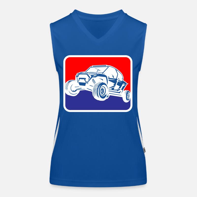 Strandbuggy Urlaub Wüste Buggy | Farben änderbar Funktionelles Kontrast-Tank Top für Frauen