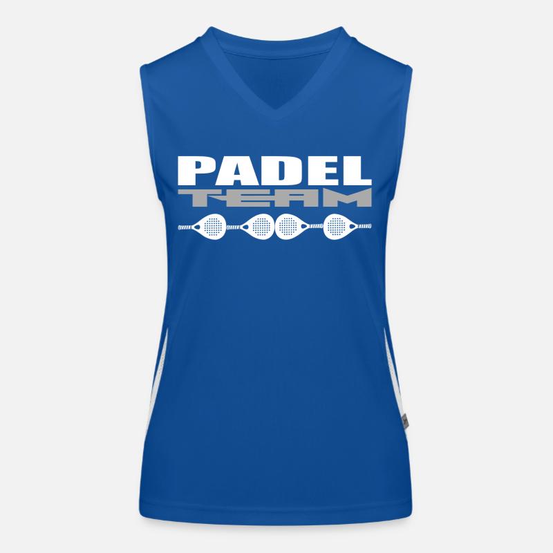L’équipe Padel Débardeur respirant contrasté Femme