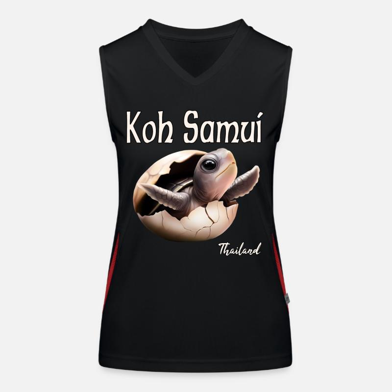 Koh Samui, Thailand Women's Functional Contrast Tank Top