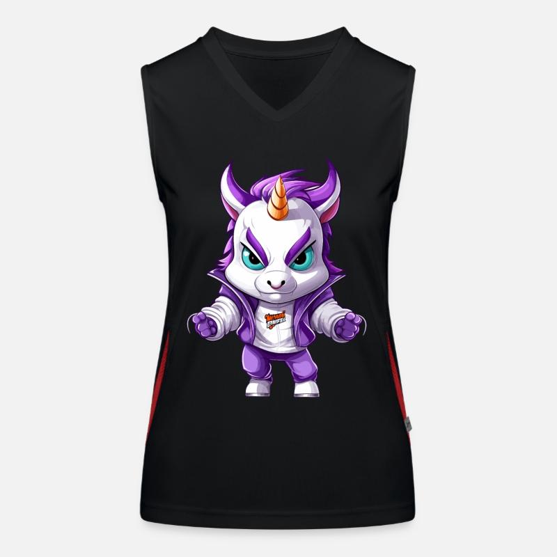 Grim Unicorn Design - Mystical Magic Débardeur respirant contrasté Femme