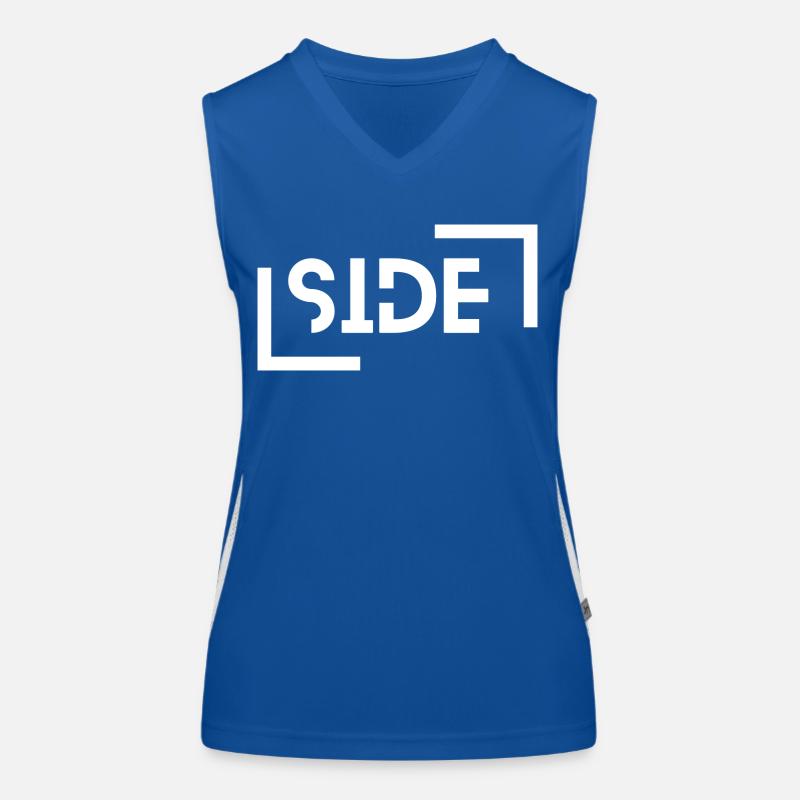 Side Funktionelles Kontrast-Tank Top für Frauen