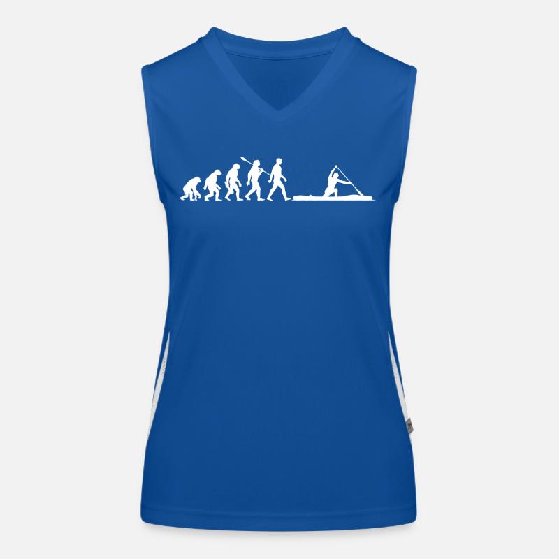 Evolution - Canadier - Kanusport - Wettkampf Funktionelles Kontrast-Tank Top für Frauen