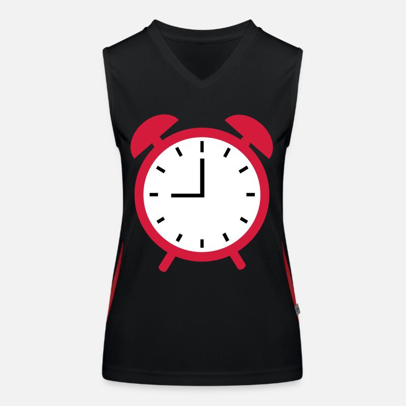 Wecker Funktionelles Kontrast-Tank Top für Frauen