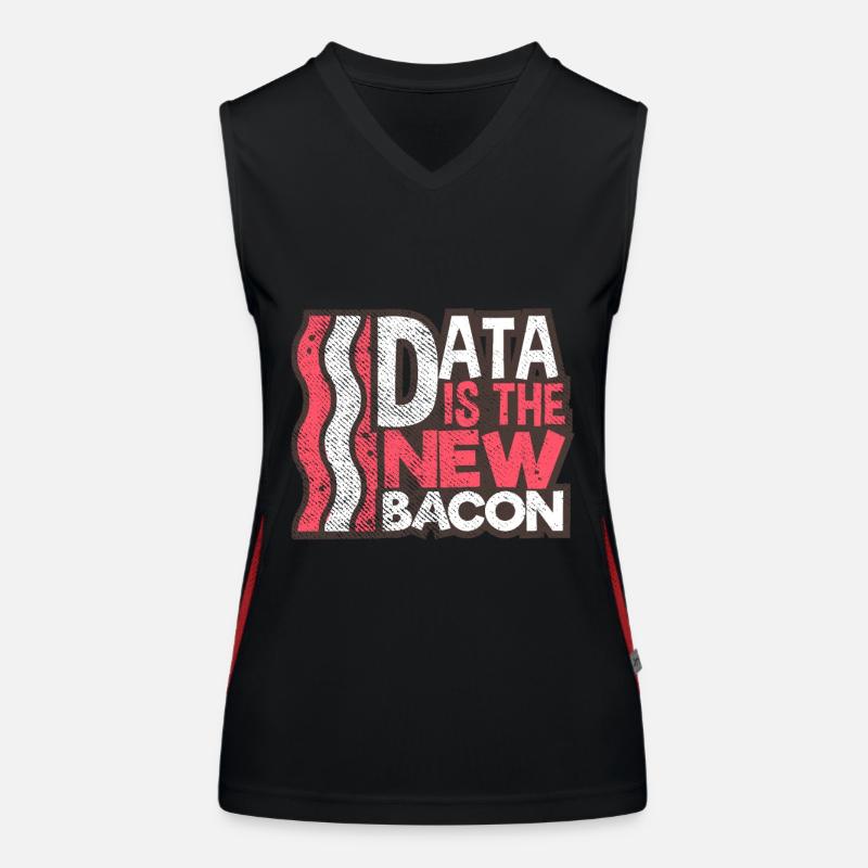 Informatiker Coding Funktionelles Kontrast-Tank Top für Frauen