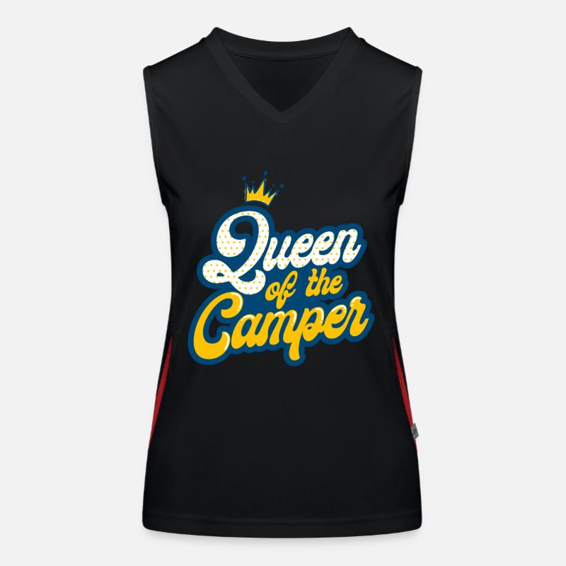 Caravan camping Women's Functional Contrast Tank Top