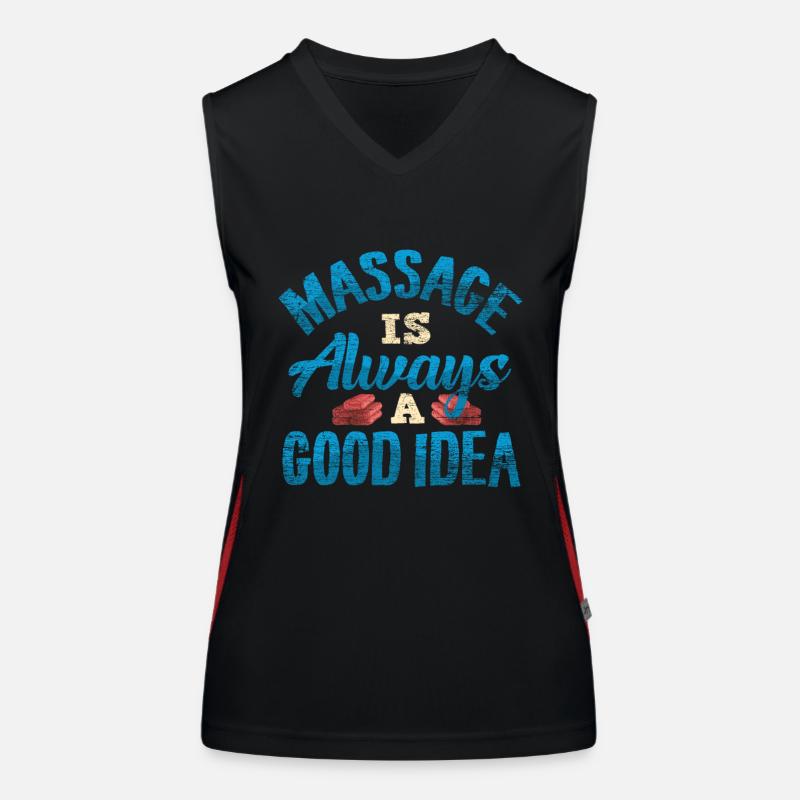 Massage Funktionelles Kontrast-Tank Top für Frauen