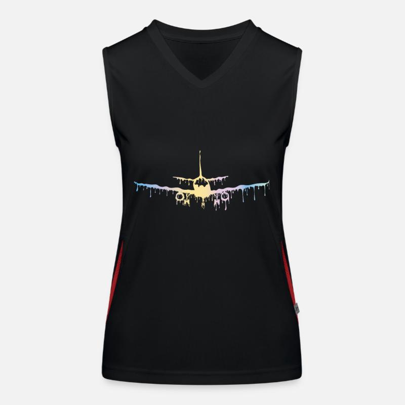 Avion Débardeur respirant contrasté Femme