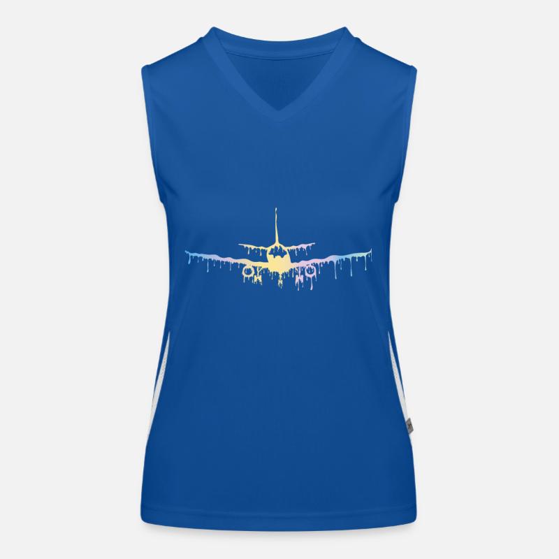 plane Women's Functional Contrast Tank Top