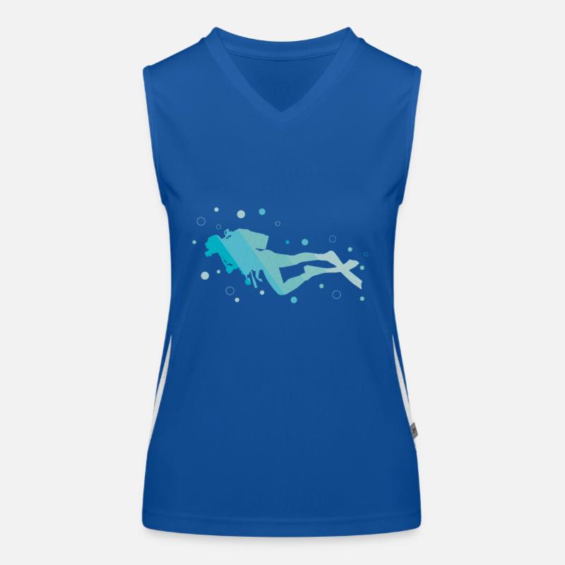 Diver Women's Functional Contrast Tank Top