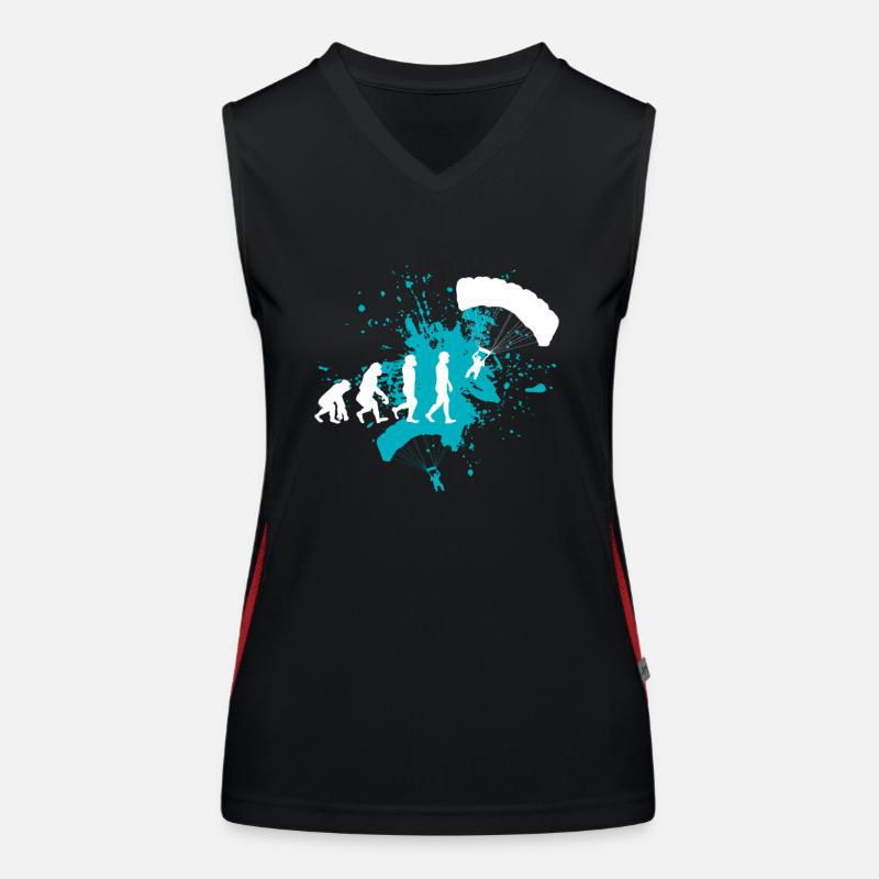 Paragliding paraglider Women's Functional Contrast Tank Top
